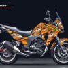 Decal Stiker KAWASAKI VERSYS 250 TIGER CAMOUFLAGE V3